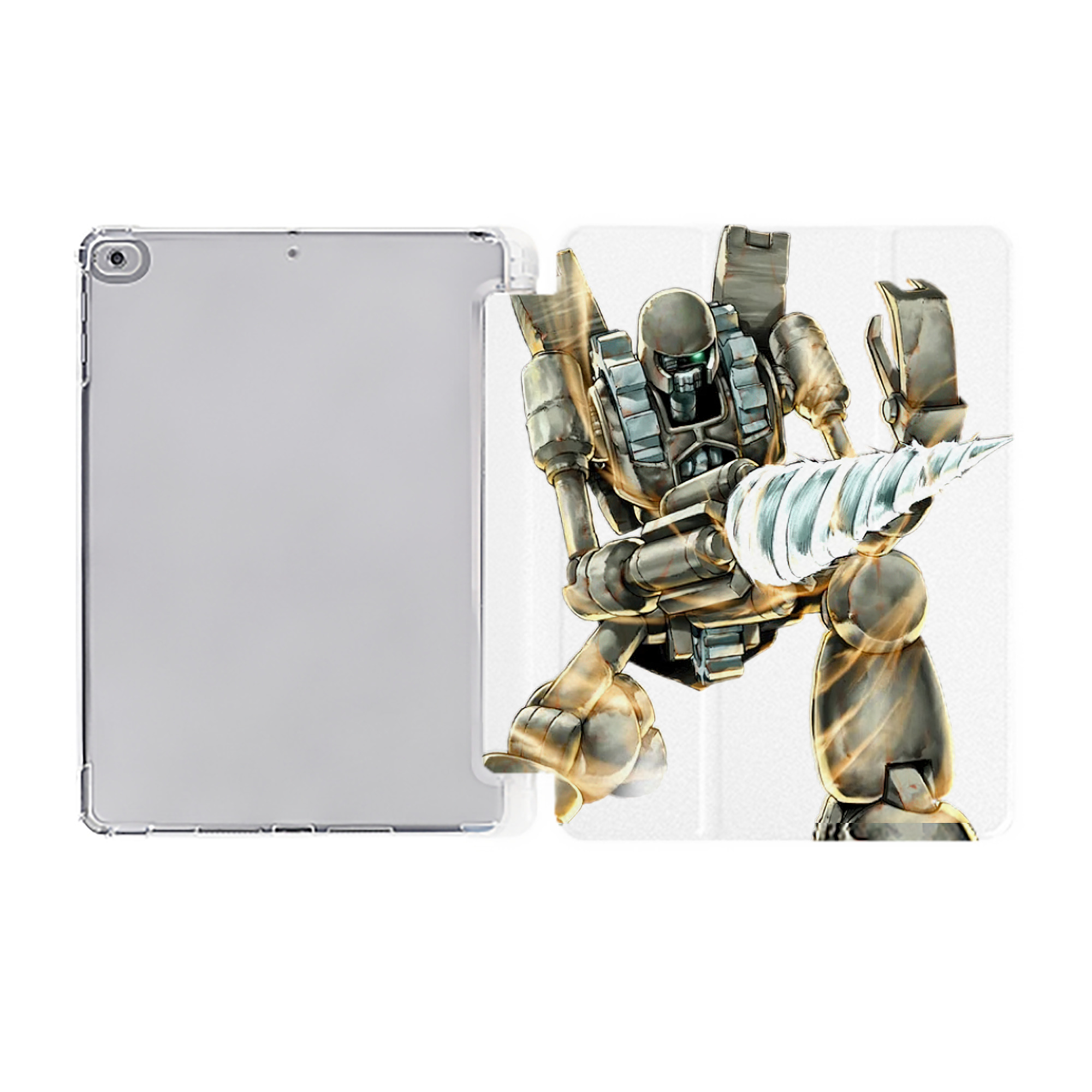 （画像用） 遊☆戯☆王 Yu-Gi-Oh! IPad ケース ペン収納付き 三つ折りスタンド PUレザー×シリコン 対応機種9.5/10.5/10.9インチ